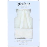 Fenland England Sheepskin 2 Litre Hot Water Bottle & Eye Mask Set Ivory: FF-GS