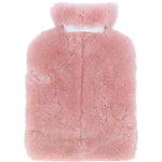 Fenland England Sheepskin 2 Litre Hot Water Bottle & Eye Mask Set Rosa: FF-GS