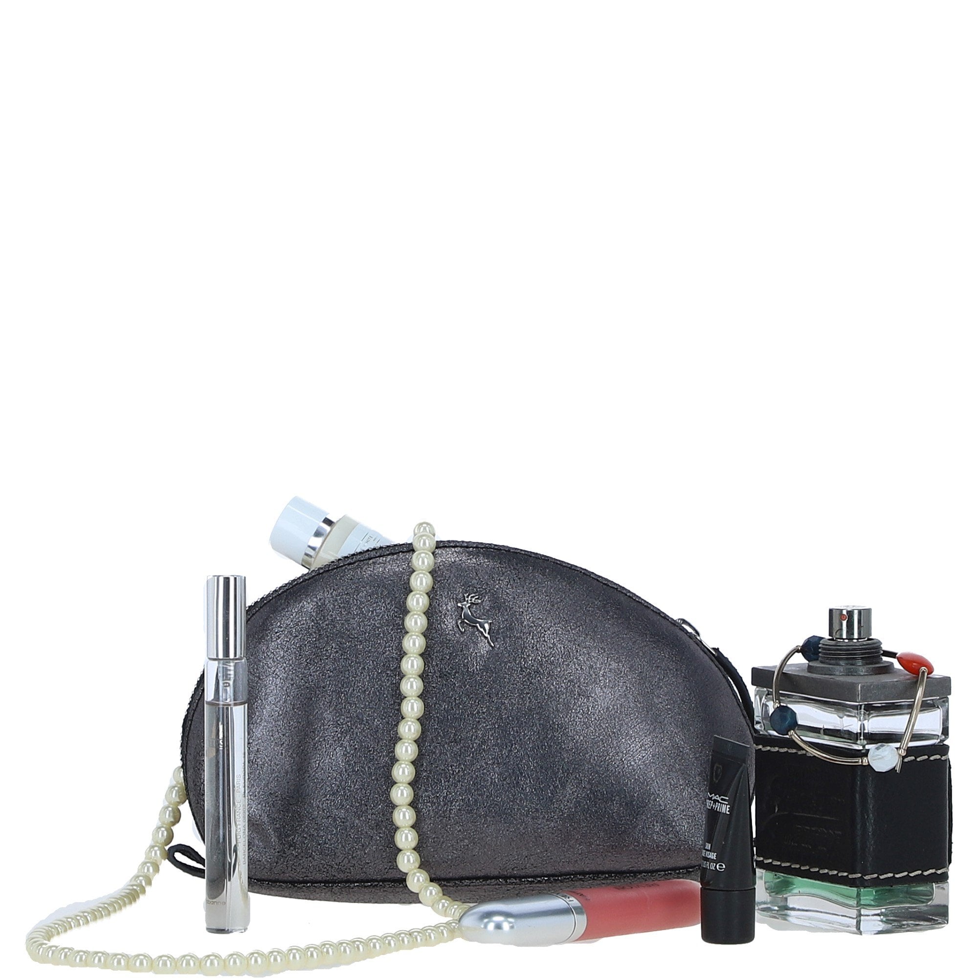 Ashwood Leather Make-Up Bag Black : PHILIPPA