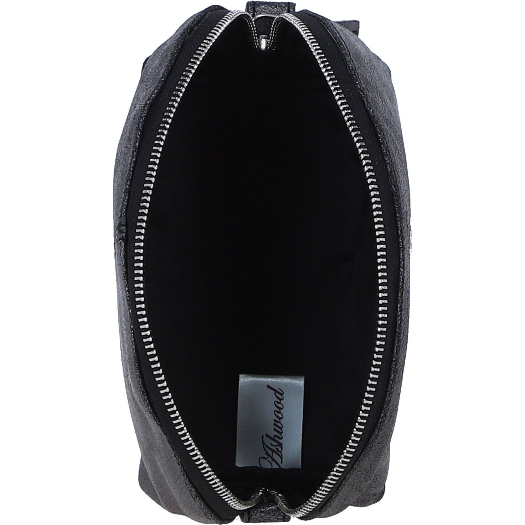 Ashwood Leather Make-Up Bag Black : PHILIPPA