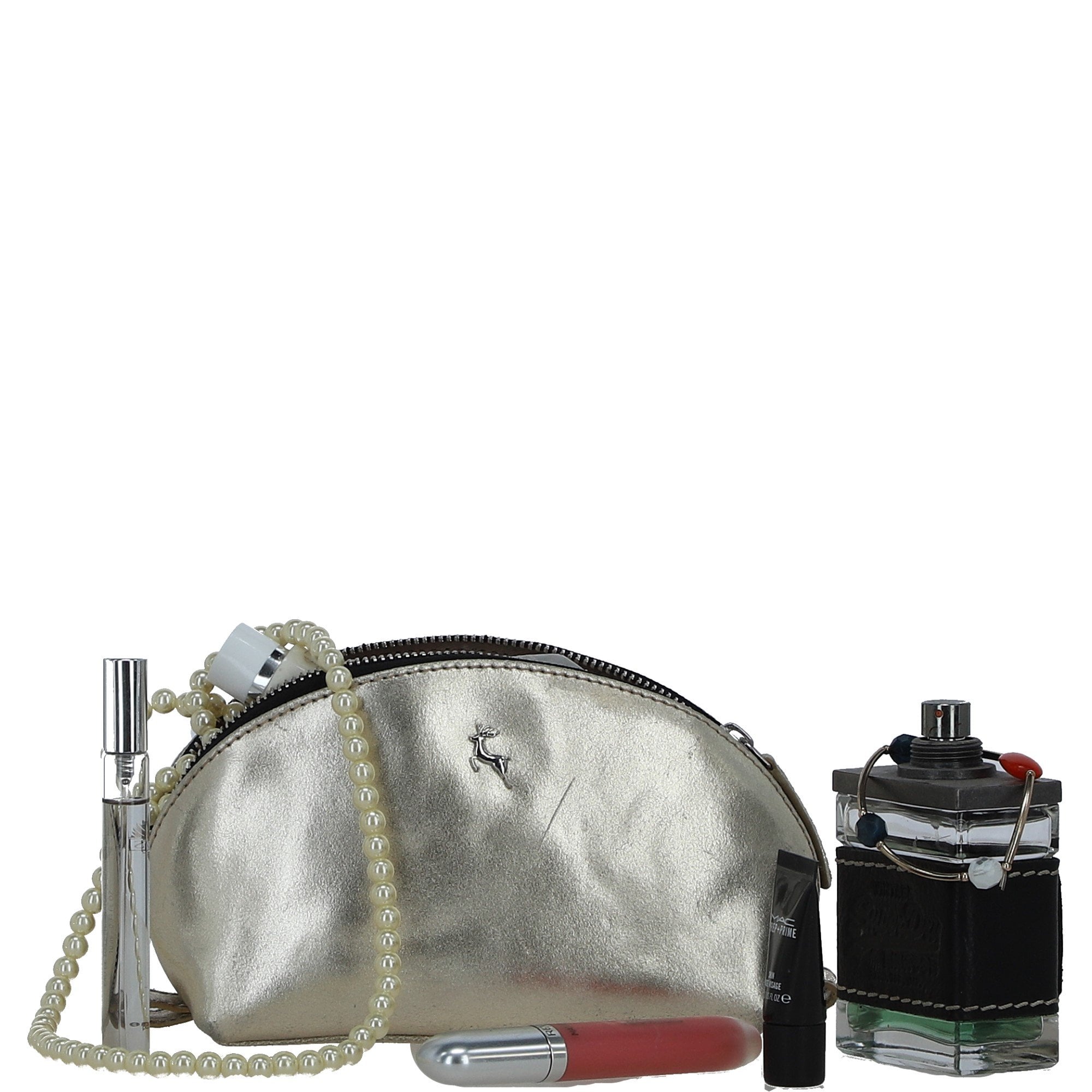 Ashwood Leather Make-Up Bag DK Gold : PHILIPPA