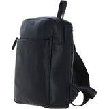 Real Leather Backpack with Multiple Pockets Black: TOKYO