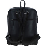 Real Leather Backpack with Multiple Pockets Black: TOKYO