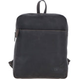 Real Leather Backpack with Multiple Pockets Brown: TOKYO