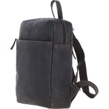 Real Leather Backpack with Multiple Pockets Brown: TOKYO