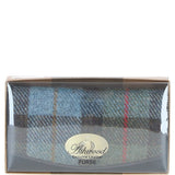 Exquisite Ashwood Leather & Harris Tweed® Cloth Twist-Lock Purse Brown/Mcload: TW-11-01-BM