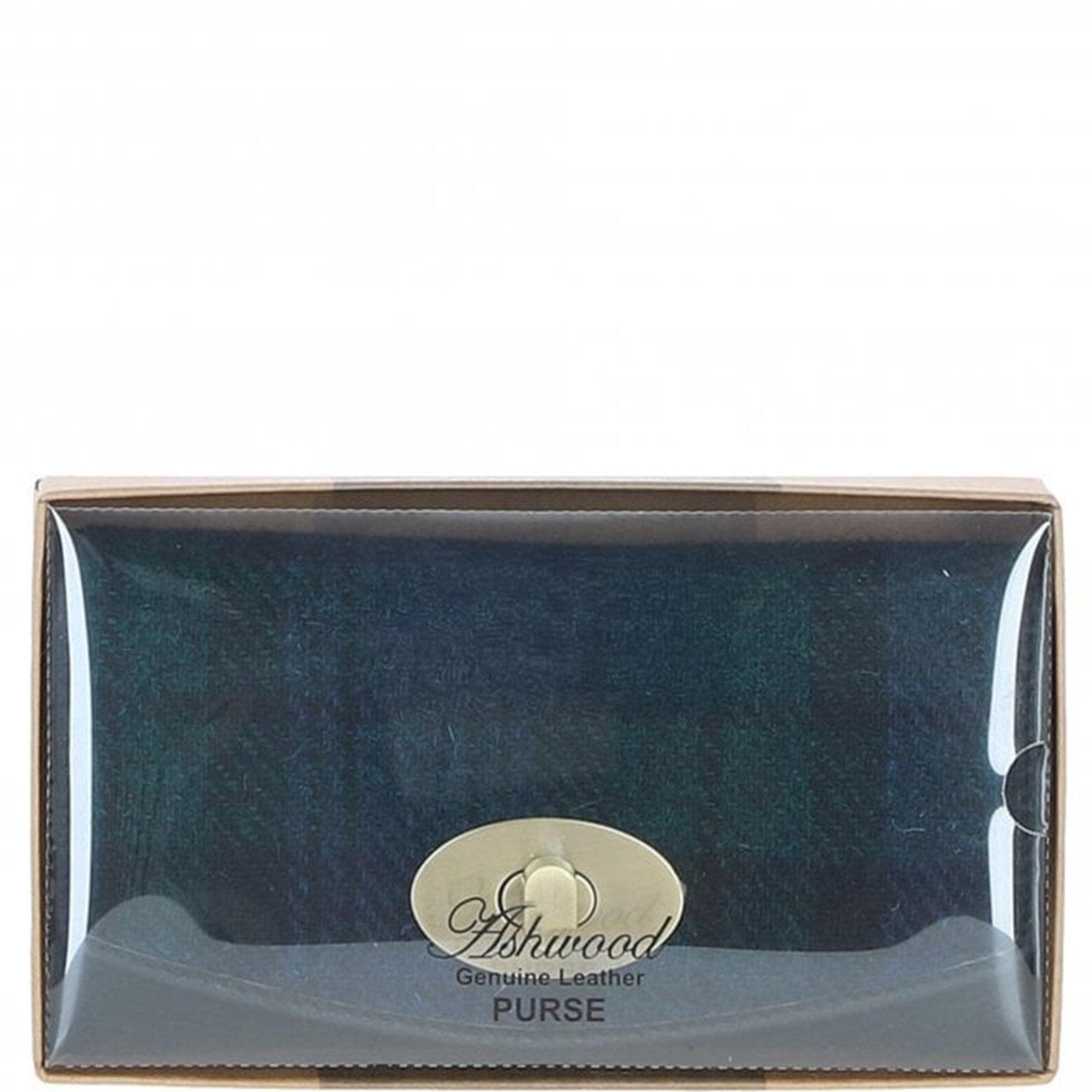 Exquisite Ashwood Leather & Harris Tweed® Cloth Twist-Lock Purse Black/Watch: TW-11-03-BW