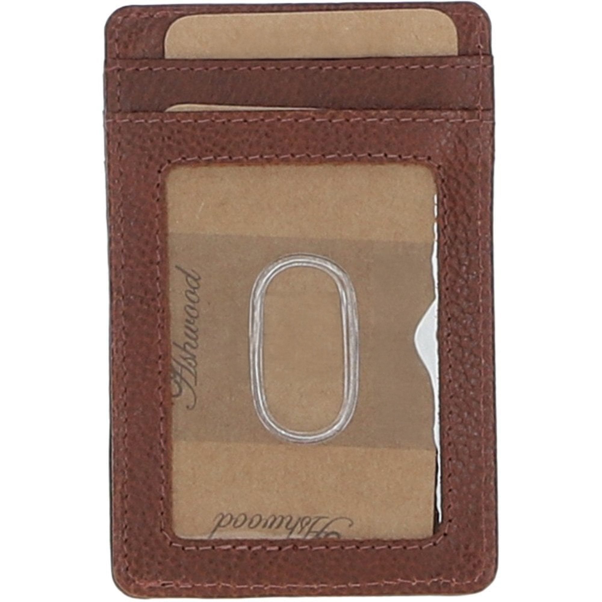 Ashwood Leather & Harris Tweed® Cloth Card Holder Tan/Mcload: TW-15-02-TM