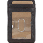 Ashwood Leather & Harris Tweed® Cloth Card Holder Brown/Green: TW-15-09-BG