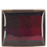 Versatile Ashwood Leather & Harris Tweed® Cloth RFID Secure Wallet Navy/Pink: TW-17-06-NP