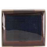 Versatile Ashwood Leather & Harris Tweed® Cloth RFID Secure Wallet Tan/Watch: TW-17-04-TW