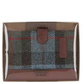 Ashwood Leather & Harris Tweed® Cloth A6 Notebook Tan/Mcload: TW-18-02-TM