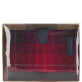 Ashwood Leather & Harris Tweed® Cloth A5 Notebook Navy/Pink: TW-19-06-NP