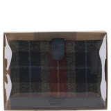 Ashwood Leather & Harris Tweed® Cloth A5 Notebook Black/Green/Red: TW-19-07-BR