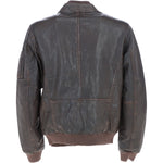 Ashwood Leather Vintage Style Rub Off Jacket in Coffee Brown: Samos