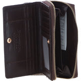 Brampton London Hair-On Leather RFID Zip-Around Purse Brown: P-28/H