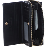 Brampton London Hair-On Leather RFID Zip-Around Purse Black: P-28/H