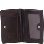 Brampton London Hair-On Hide Accent RFID Protected Leather Purse Brown: P-27/H