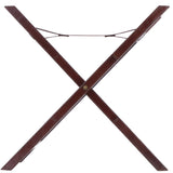 Exquisite Real Leather Butler Serving Tray Chestnut: LF-194