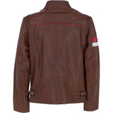 Ashwood Mens Leather Jacket Brown: GB McQueen