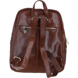 Ashwood Leather Backpack with Multiple Pockets and Golden Hardware in Tan: C-74