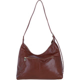 Ashwood Leather and Suede Shoulder Bag with Adjustable Strap Tan: S-53