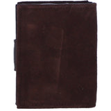 Ladies Ashwood Suede & Leather RFID Protected Purse in Brown: S-50