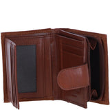 Ladies Ashwood Suede & Leather RFID Protected Purse in Tan: S-50