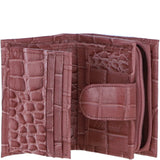 Ladies Ashwood Leather RFID Protected Purse in Rosa: C-70