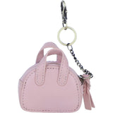 Ashwood Leather & Harris Tweed® Cloth Micro Handbag Keychain Baby/Pink: TW-50-15-BP