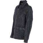 Ashwood's Genuine Leather Regular Fit Jacket with Hidden Zip in Coffee: Bronx