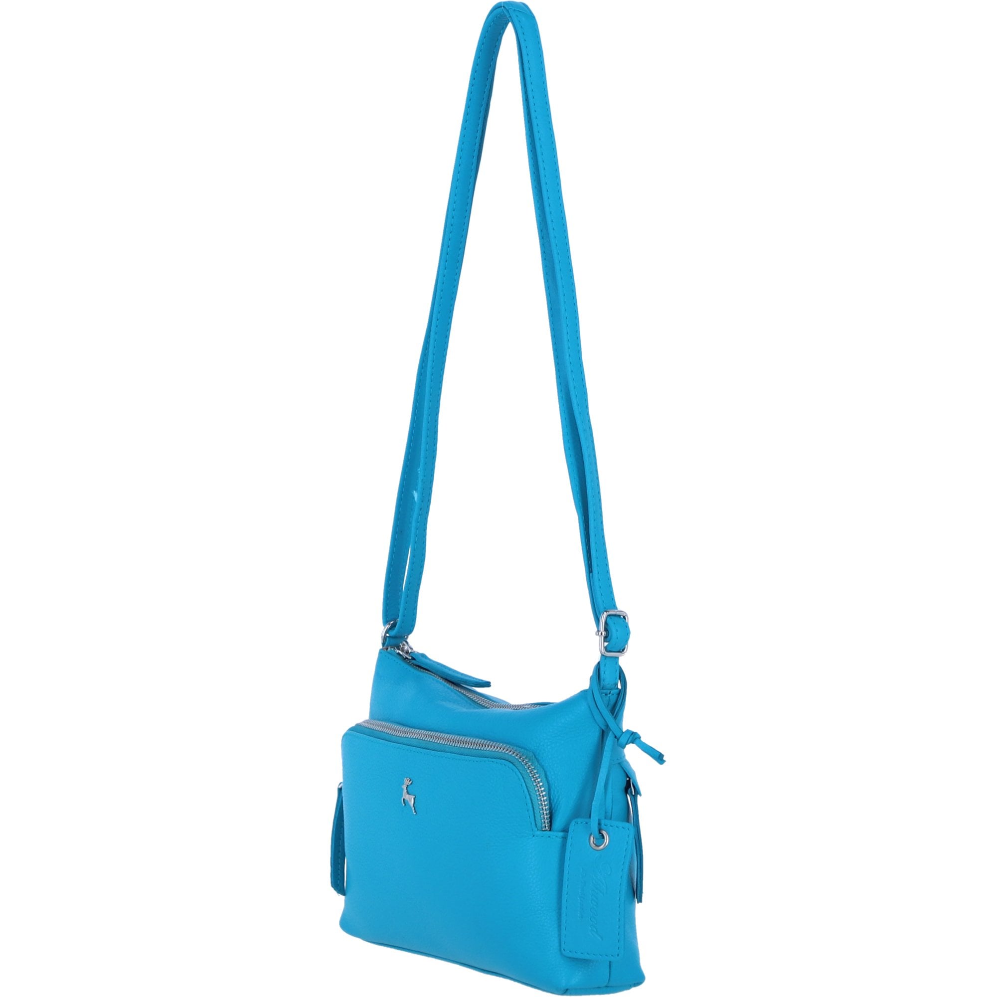 Ashwood Leather Crossbody Bag Viking Blue: Bristol