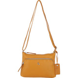 Ashwood Leather Crossbody Bag Yellow: Bristol