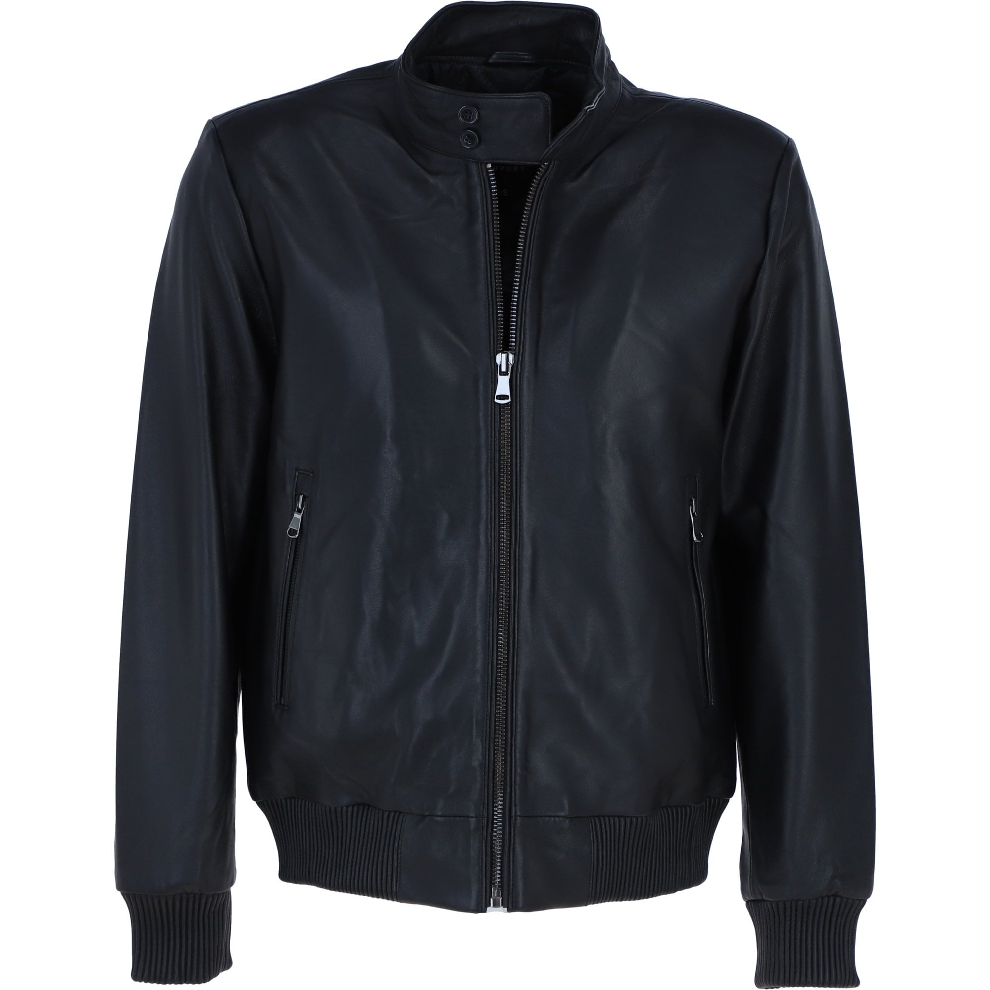 Ashwood Men's Real Light Weight Leather Regular Fit Bomber Jacket Black: G Bomber II