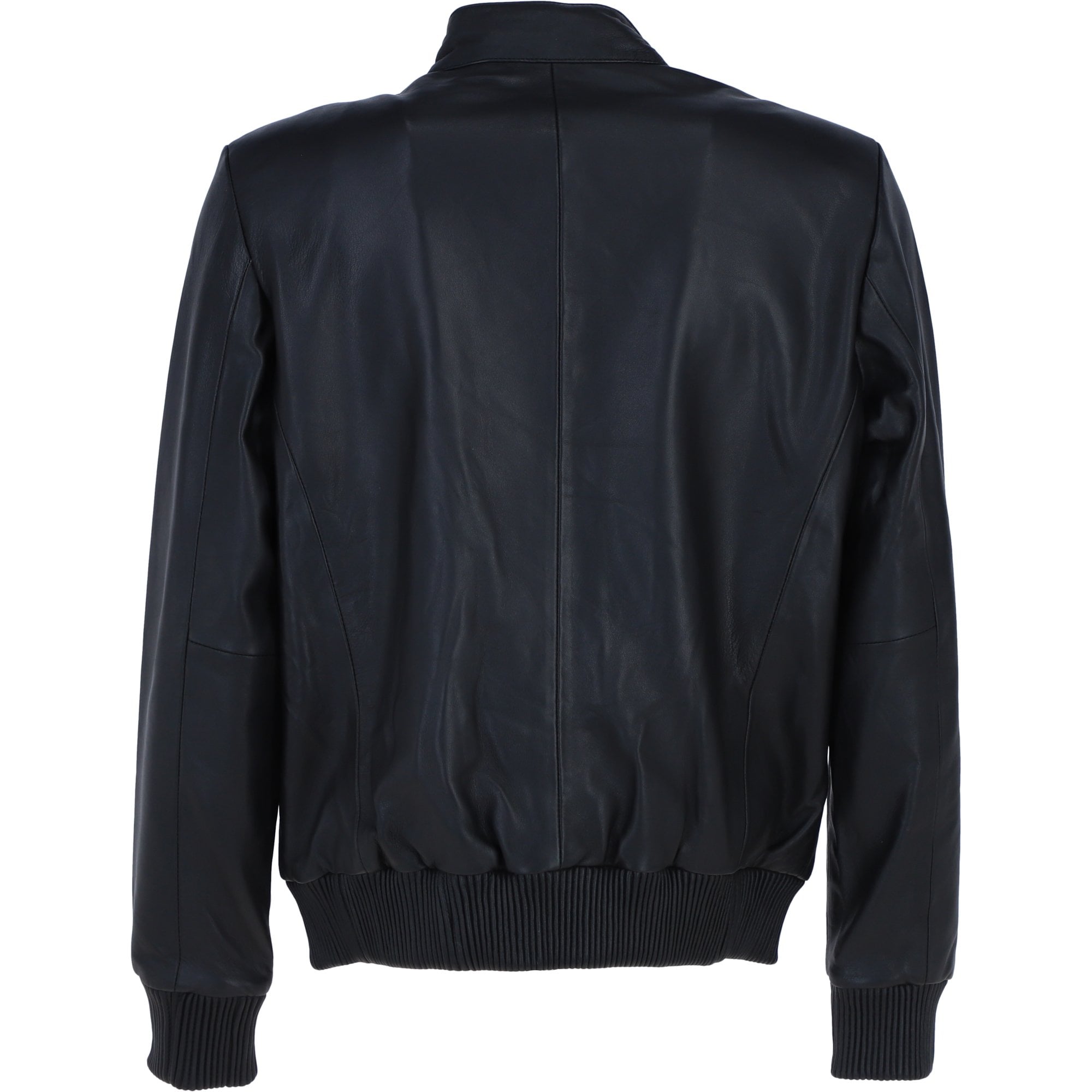 Ashwood Men's Real Light Weight Leather Regular Fit Bomber Jacket Black: G Bomber II