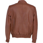 Ashwood Men's Real Light Weight Leather Regular Fit Bomber Jacket Tan: G Bomber II