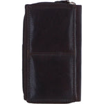 Ashwood Leather Women’s Leather Purse with Card Holders and Zip Compartment in Brown: Ashley