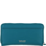 Large Leather Zip Around Note And Coin Purse Deep Lake: Ash-12