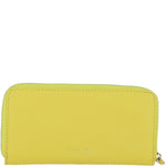 Large Leather Zip Around Note And Coin Purse Aurora: Ash-09