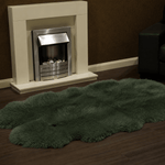 Ashwood Quad Australian Sheepskin Rug Cypress