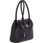 Exquisite Genuine Leather Large Shoulder Bag for Women in Brown: L-39