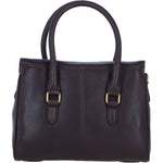 Exquisite Genuine Leather Medium Shoulder Bag for Women in Brown: L-38