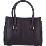 Exquisite Genuine Leather Medium Shoulder Bag for Women in Brown: L-38