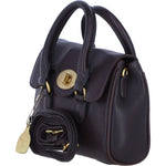 Exquisite Genuine Leather Small Shoulder X HandBag for Women in Brown: L-37