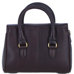 Exquisite Genuine Leather Small Shoulder X HandBag for Women in Brown: L-37