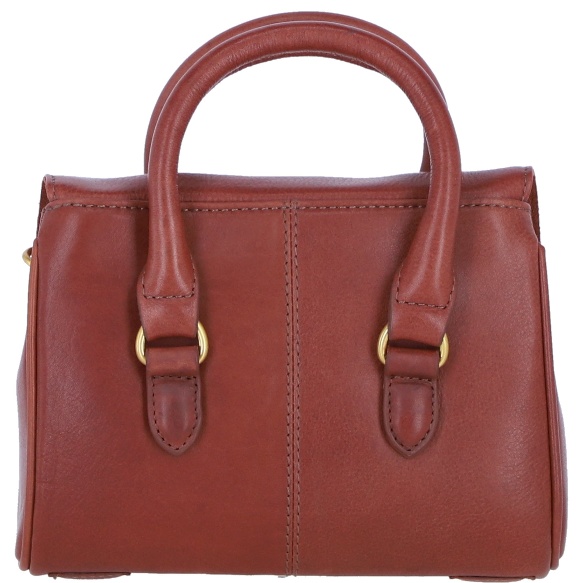 Exquisite Genuine Leather Small Shoulder X HaandBag for Women in Tan: L-37