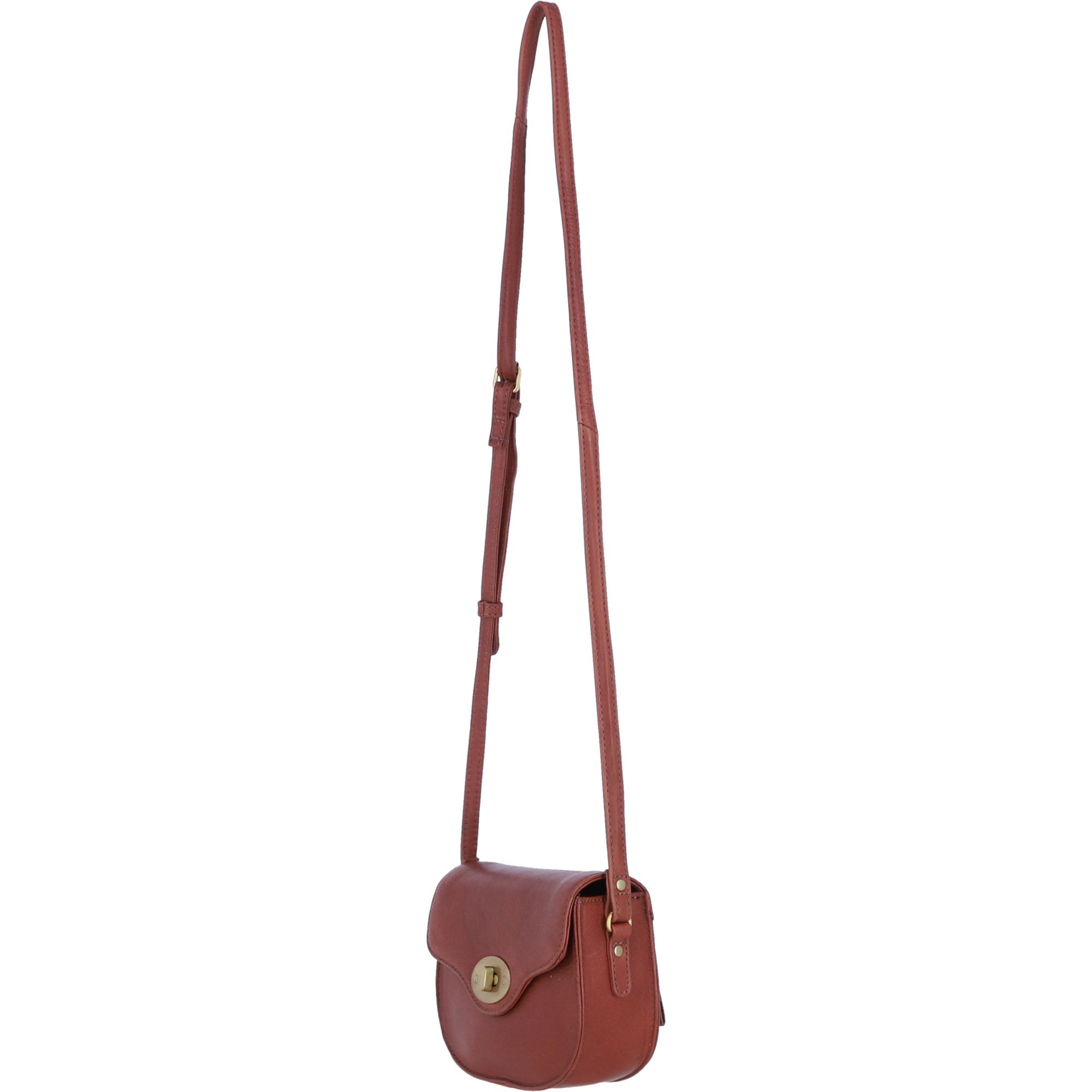 Ashwood Leather Small Crossbody Bag for Women in Tan: L-32