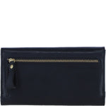 Exquisite Genuine Leather Large Purse with Twist Lock in Black: L-31