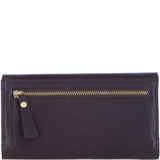 Exquisite Genuine Leather Large Purse with Twist Lock in Brown: L-31