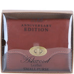 Exquisite Genuine Leather Purse with Twist Lock in Tan: L-30